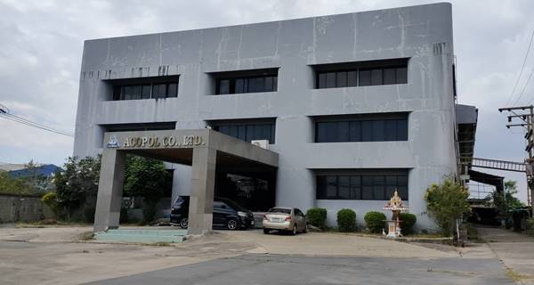 ขายโรงงาน บนเนื้อที่ดิน 2-2-0 ไร่ พร้อมอาคารโรงงานและอาคารสำนักงาน ถนนเทพารักษ์ อ.บางพลี